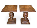 Pair of Bedside Tables 'Beehive Design'