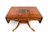 x SOLD: George III Painted Satinwood Sofa Table (England, c. 1780)