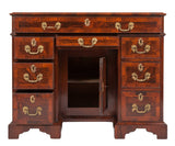 x SOLD : George II Rosewood Inlaid Kneehole Desk