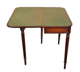 x SOLD : Pair of Regency Mahogany Card Tables attributed to Gillows
