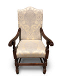 Dining Chairs, Upholstered in Damask Fabric, (10)