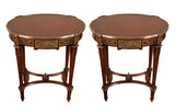 Louis XV Style Parquetry Side or Bedside Tables