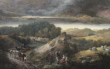fine-detail-sottish-landscape-oil-painting-nasmyth-cows-sheep-loch