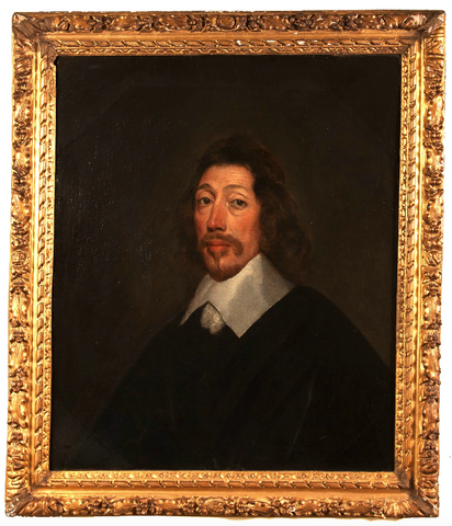 x SOLD : Oil on Canvas; 'Portrait of a Gentleman' Circle of Van Dyck